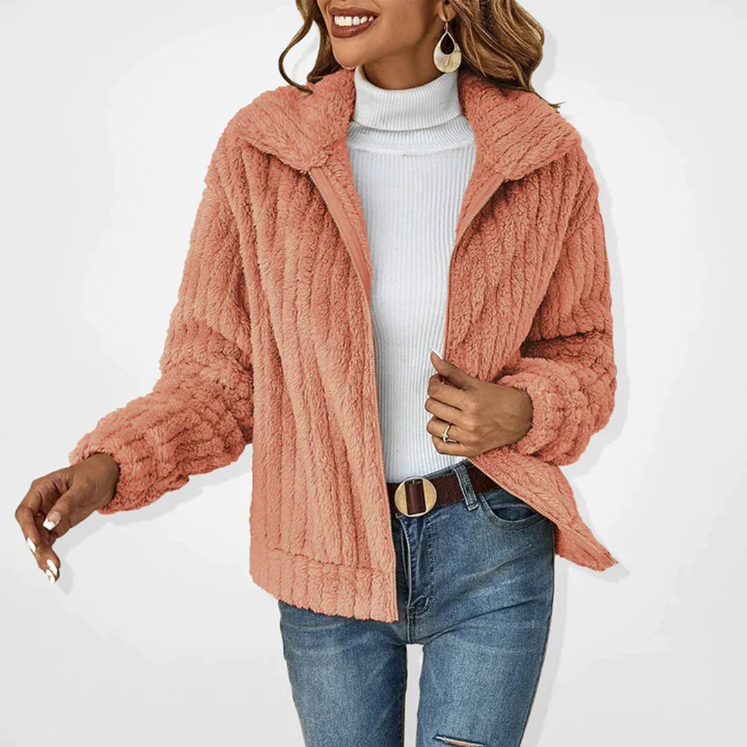 Jacinta - Fuzzy Zip Jacket