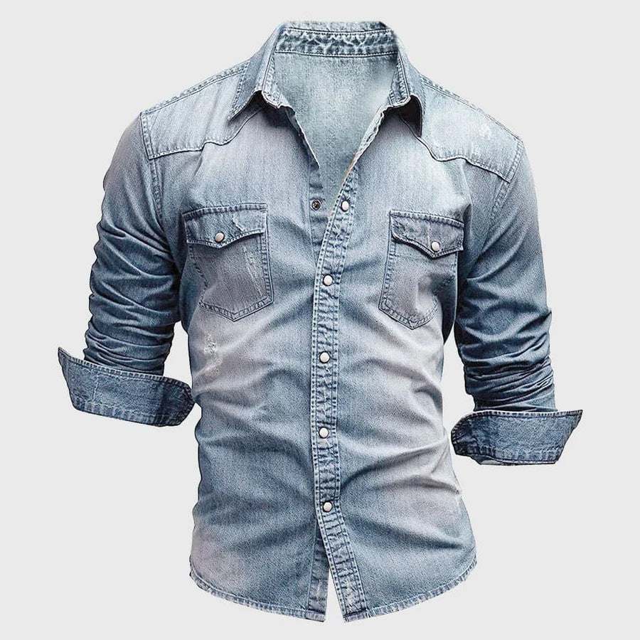 Zivenex - Slim Fit Denim Shirt