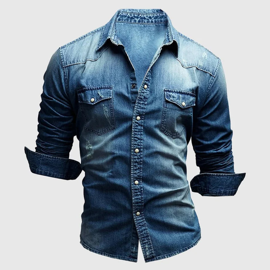 Zivenex - Slim Fit Denim Shirt