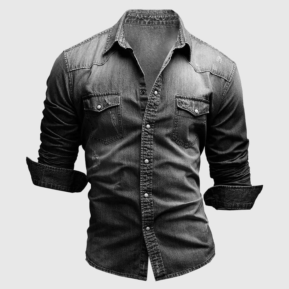 Zivenex - Slim Fit Denim Shirt
