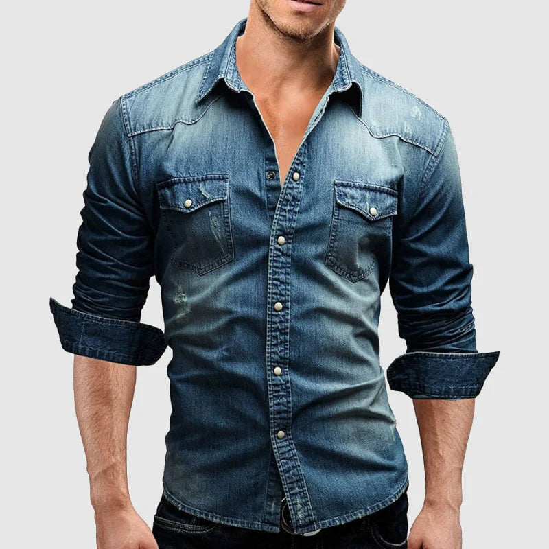 Zivenex - Slim Fit Denim Shirt