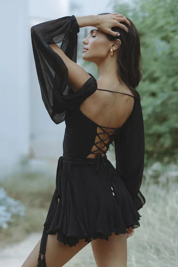 Elowyn - Wrap Mini Dress