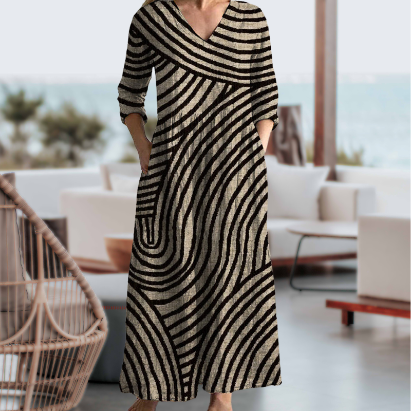 Orisse - Vintage Stripe Dress