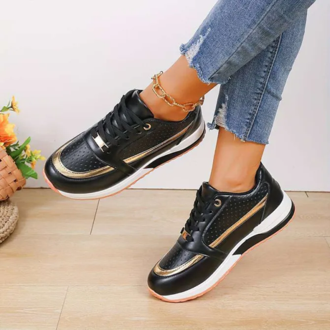 Faelina - Lace-Up Walking Sneakers