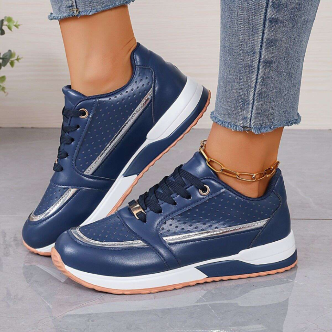 Faelina - Lace-Up Walking Sneakers