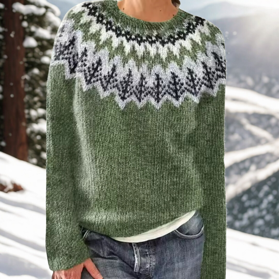 Thalassa – Warm sweater with classic winter details