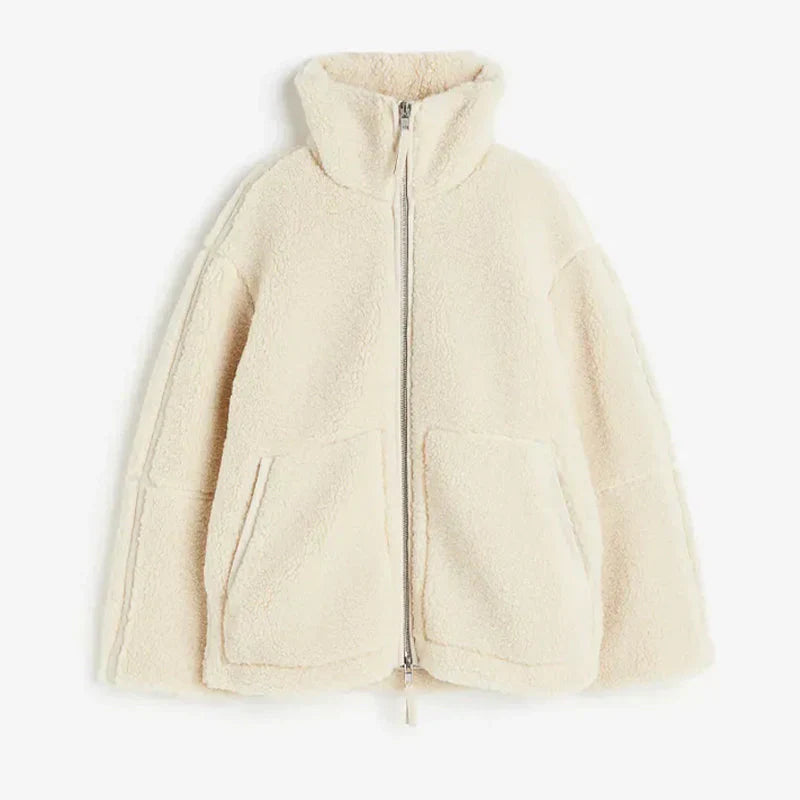 Philippa - Chaqueta Sherpa con Cremallera