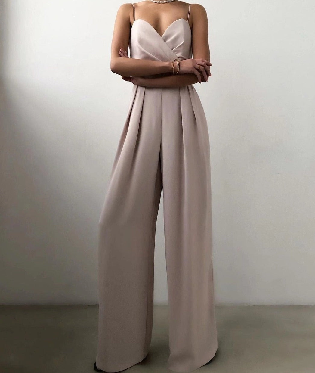 Harlowe - Strappy Wide-Leg Jumpsuit