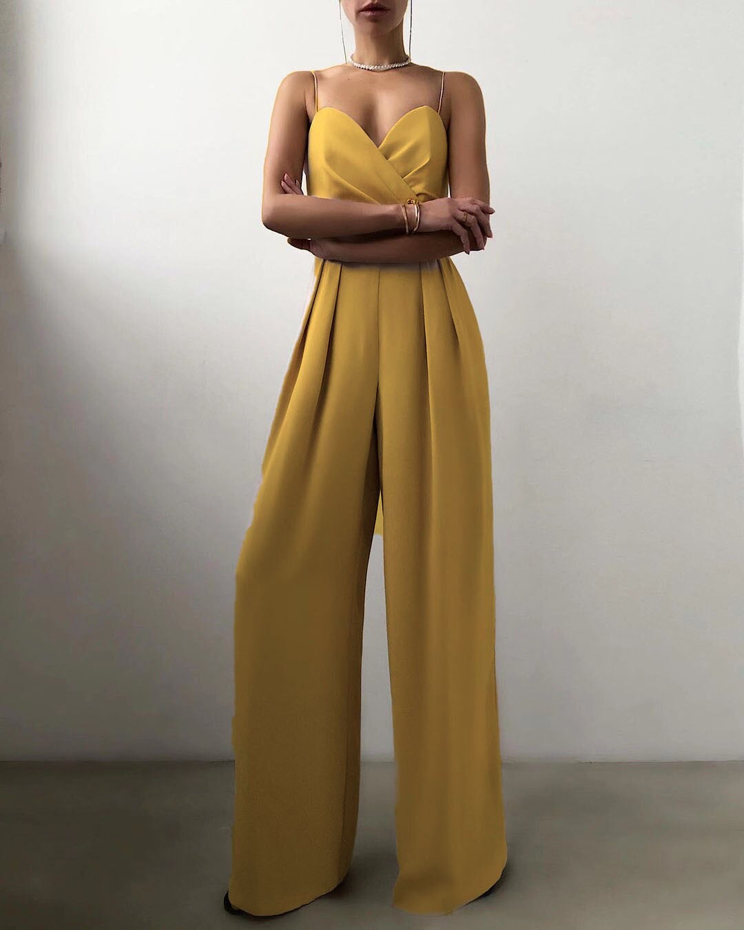 Harlowe - Strappy Wide-Leg Jumpsuit