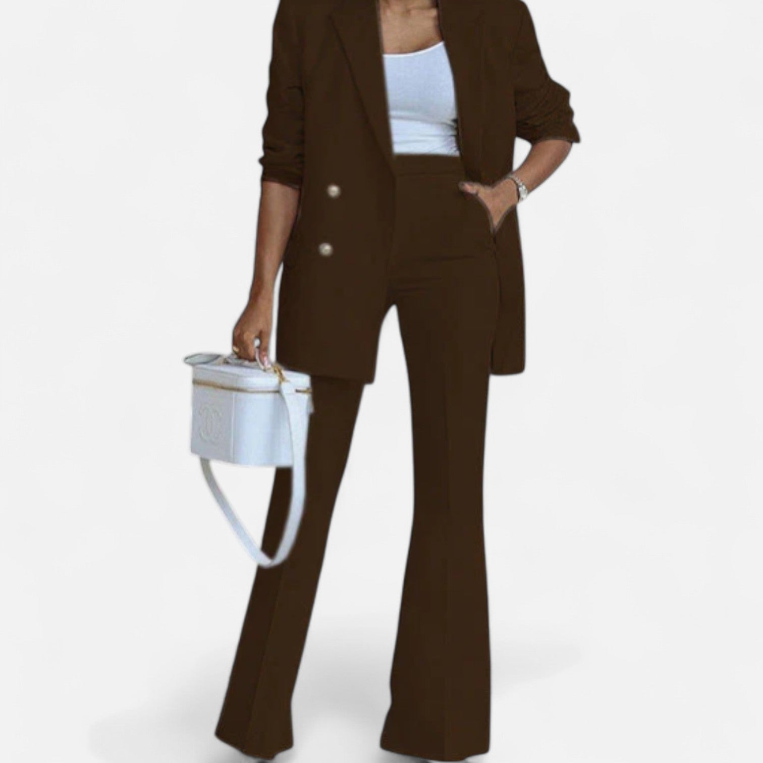Abigail | Women Spring Double Breasted Pantsuit Set
