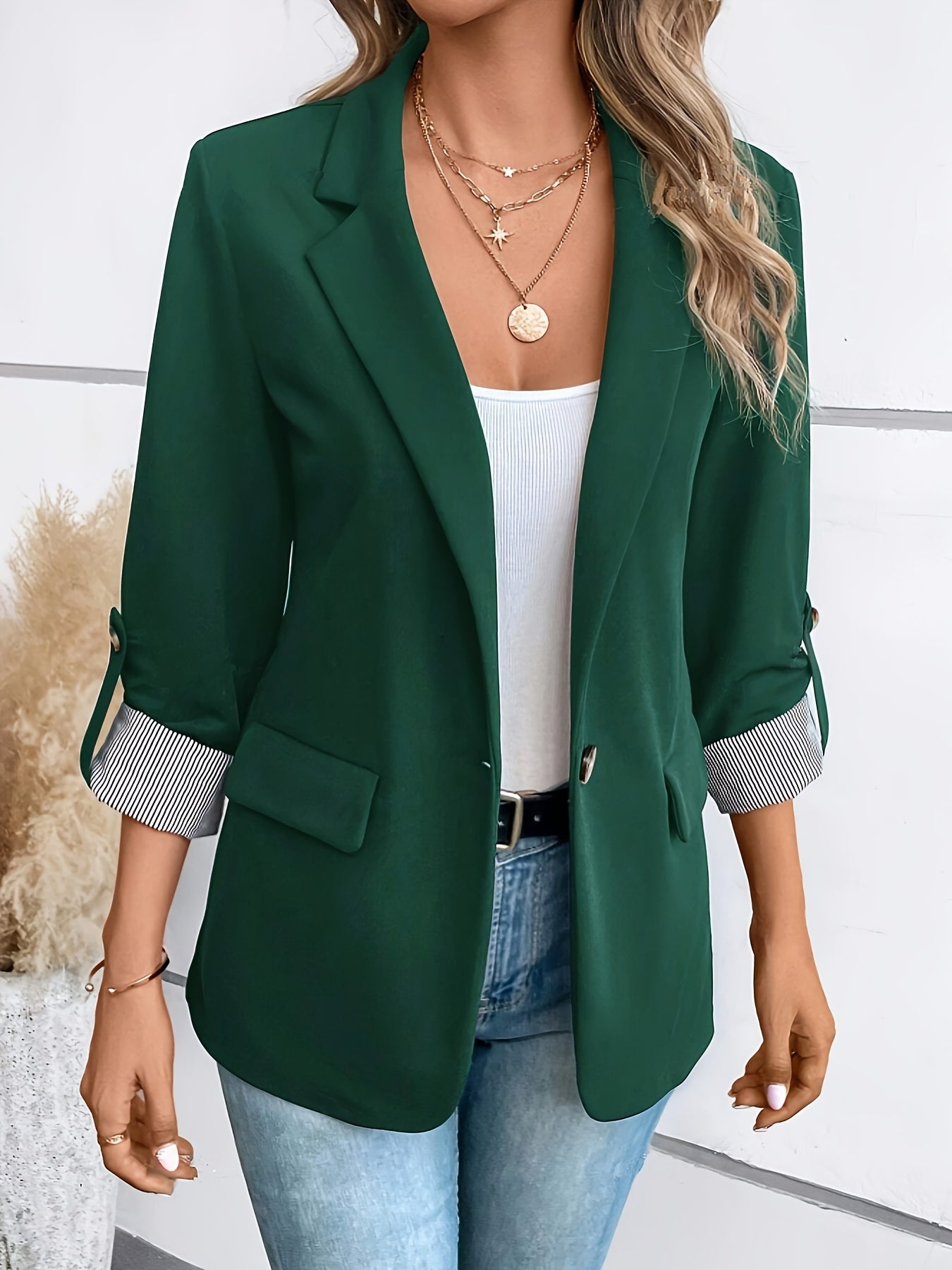 Sarah | Women’s Long-Sleeve Casual Office Blazer