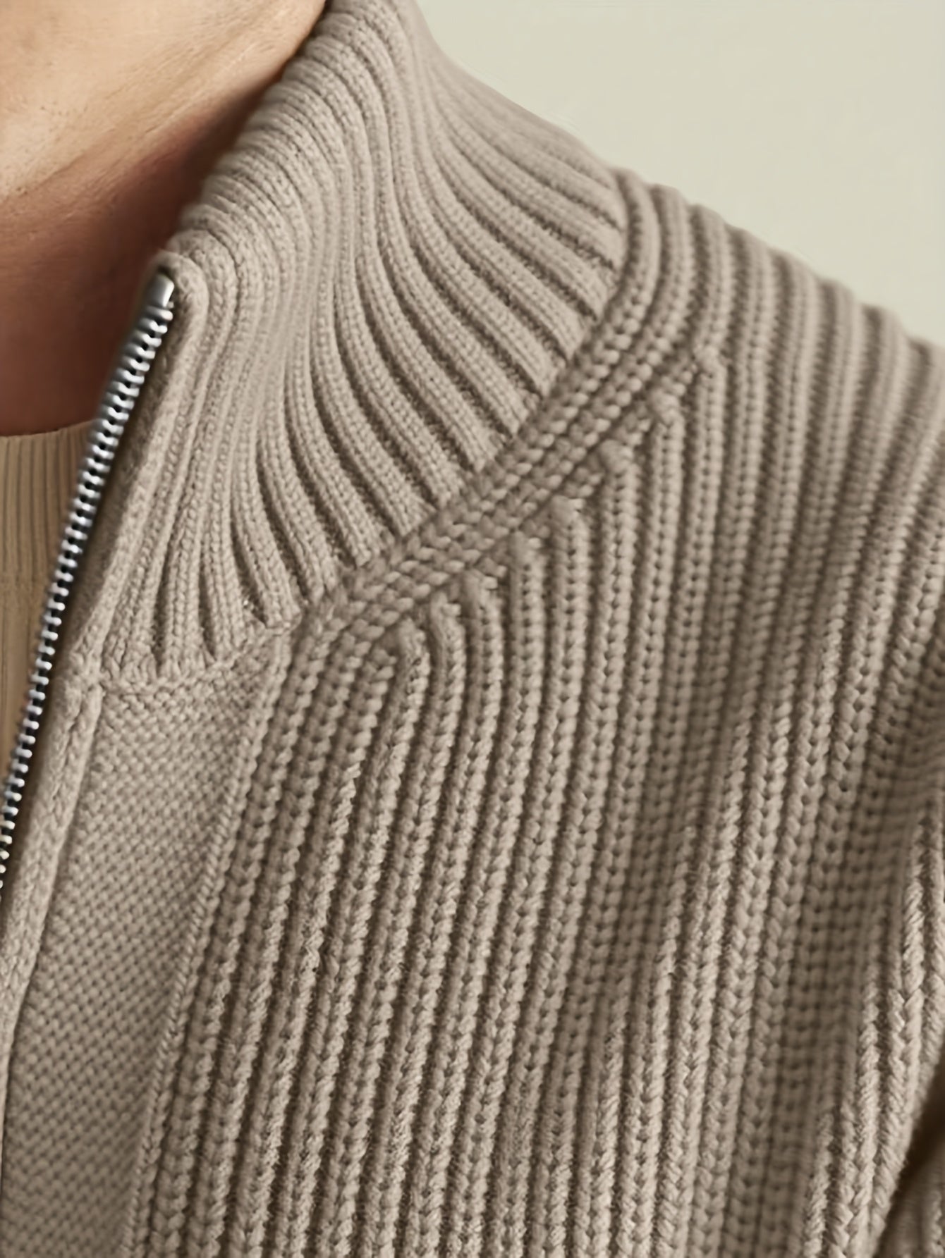 HENRY | CHUNKY V-NECK KNIT CARDIGAN