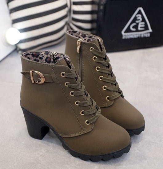 Bellarose - Lace-Up Ankle Boots