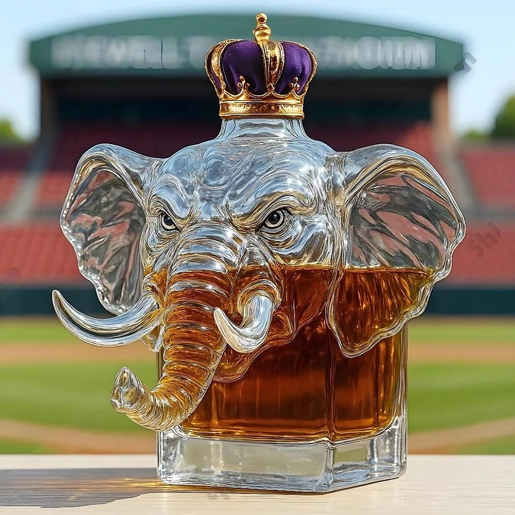 Crown Royal Elephant Whiskey Bottle
