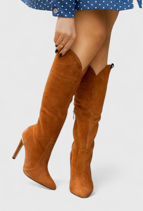 Grace | Women Spring Pointed Toe Knee Boots