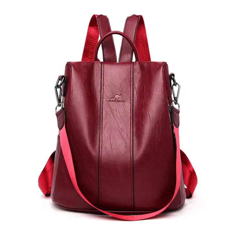 Yalira - Vegan Leather Convertible Backpack Handbag