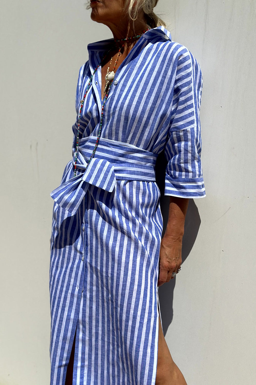 Pynora - Striped Shirt Dress