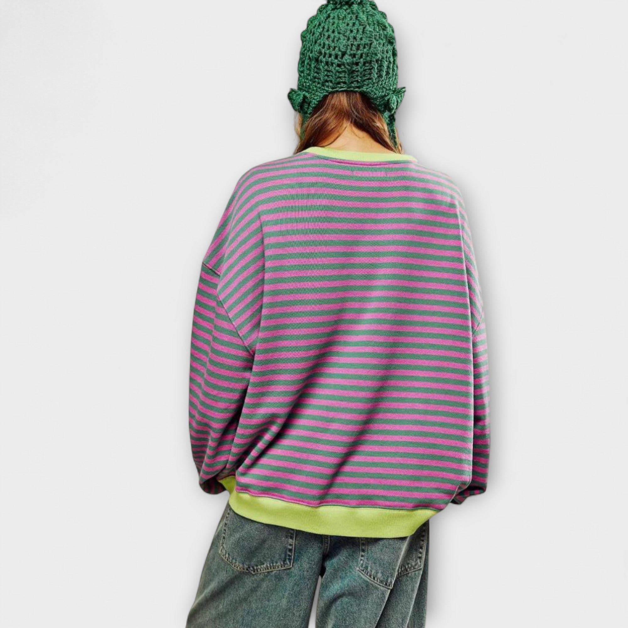 Mary - Striped oversized sweater