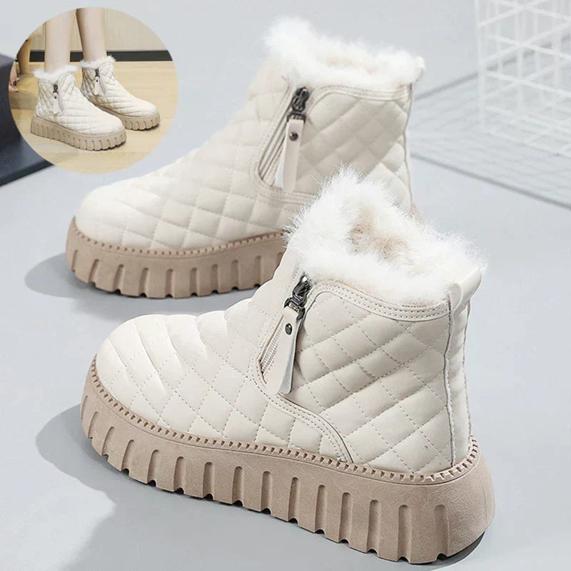 Quartz - Checkered Ankle Boots