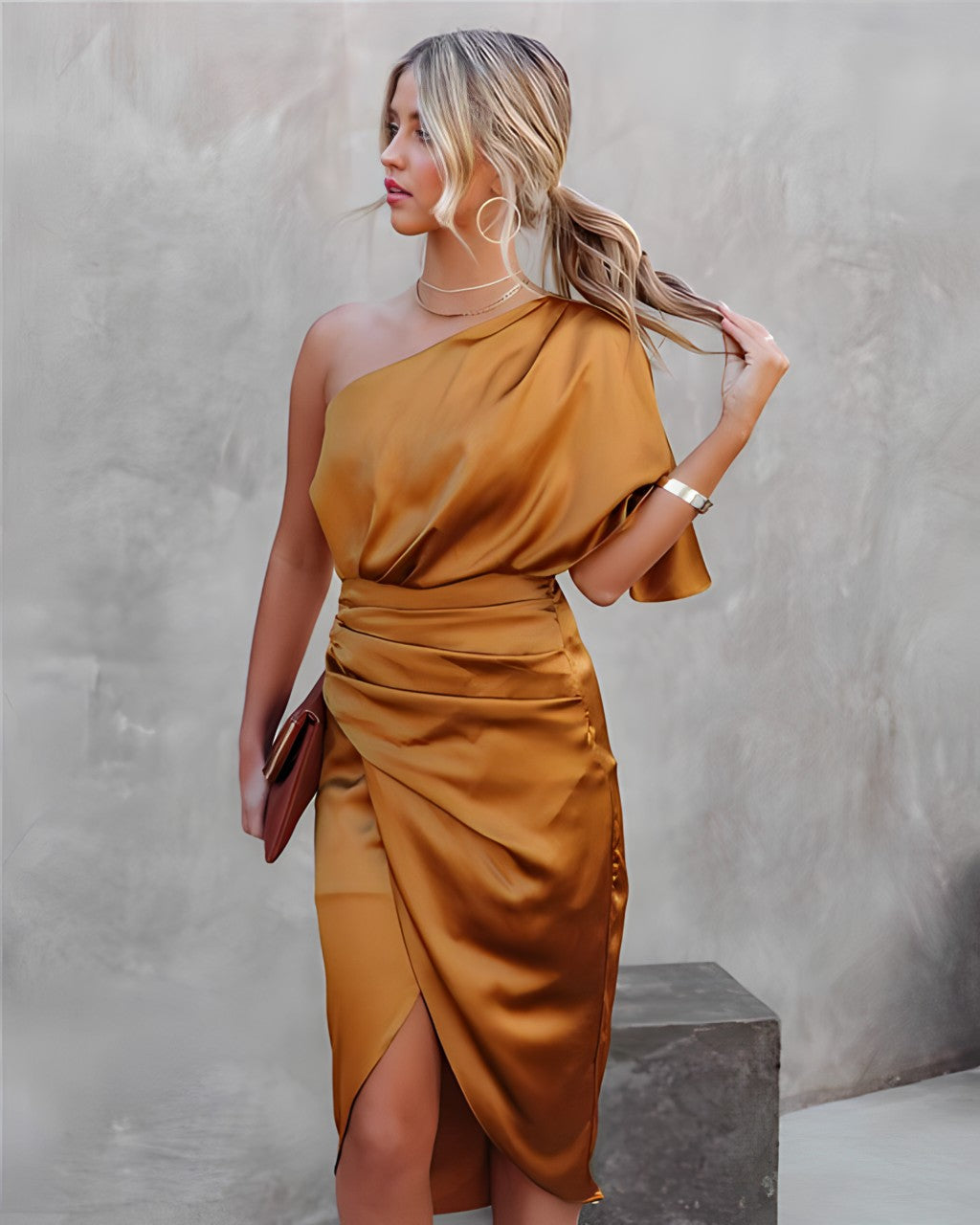 Kelyne - One-Shoulder Party Dress