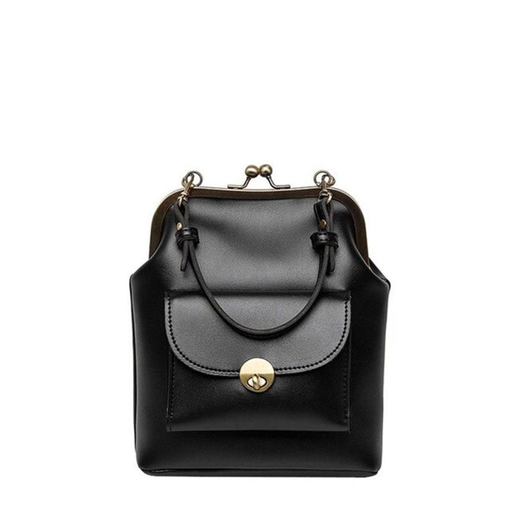 Elzoria - Vegan Leather Structured Handbag
