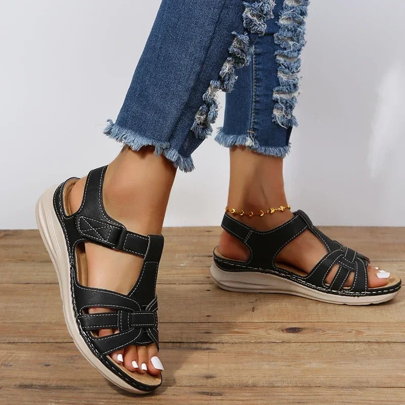 Moxie - Velcro Strap Sandals