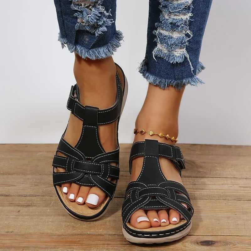 Moxie - Velcro Strap Sandals