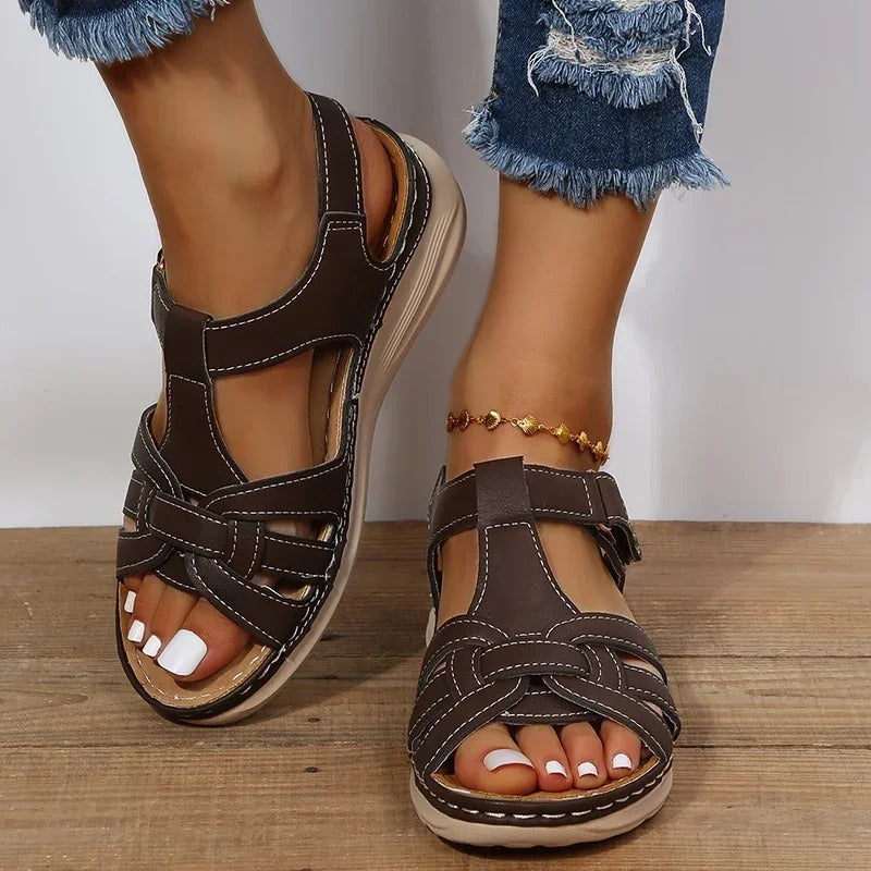 Moxie - Velcro Strap Sandals