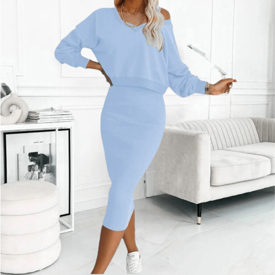 Adalina - Sweatshirt & Dress Set