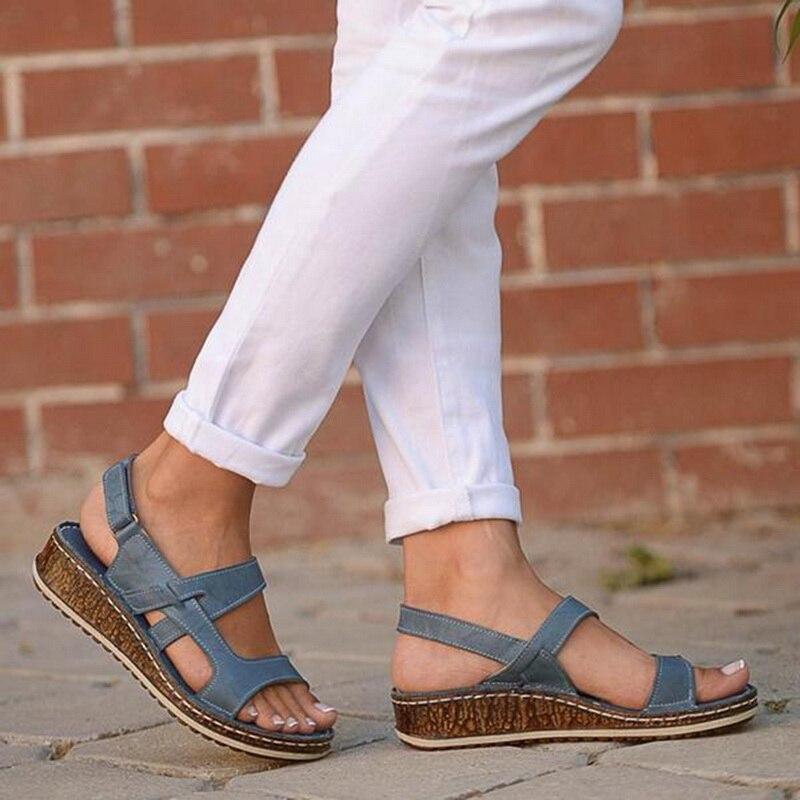 Siren - Strappy Wedge Sandals