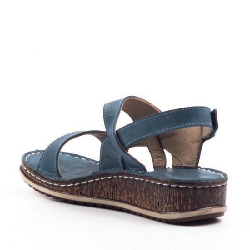 Siren - Strappy Wedge Sandals