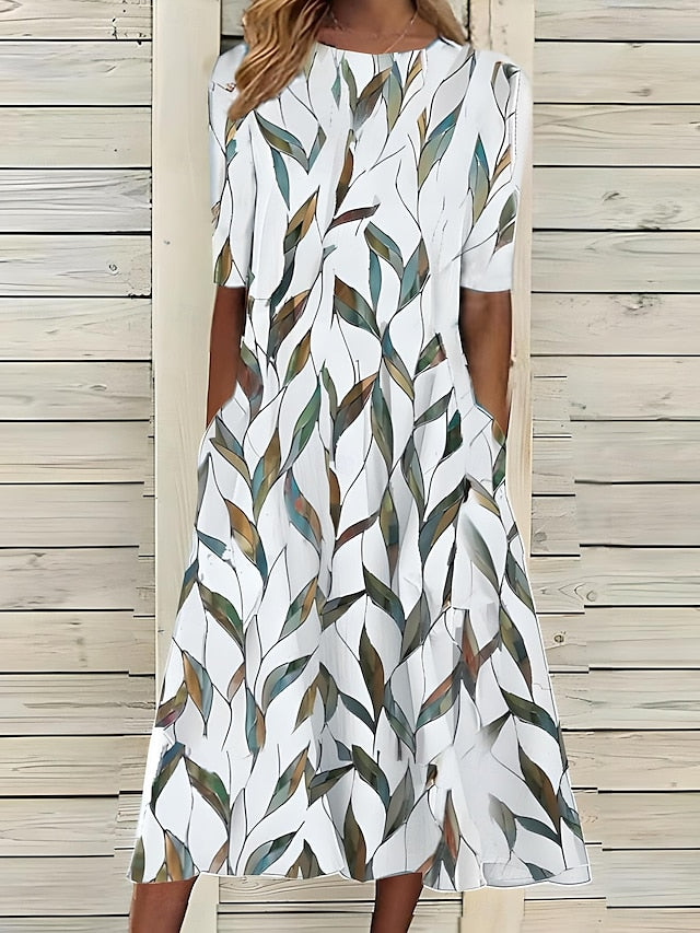 Ovira - A-Line Midi Dress