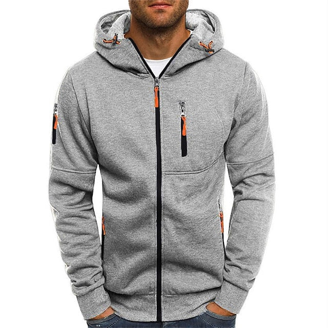 Brison - Sudadera con capucha con cremallera Essential Comfort