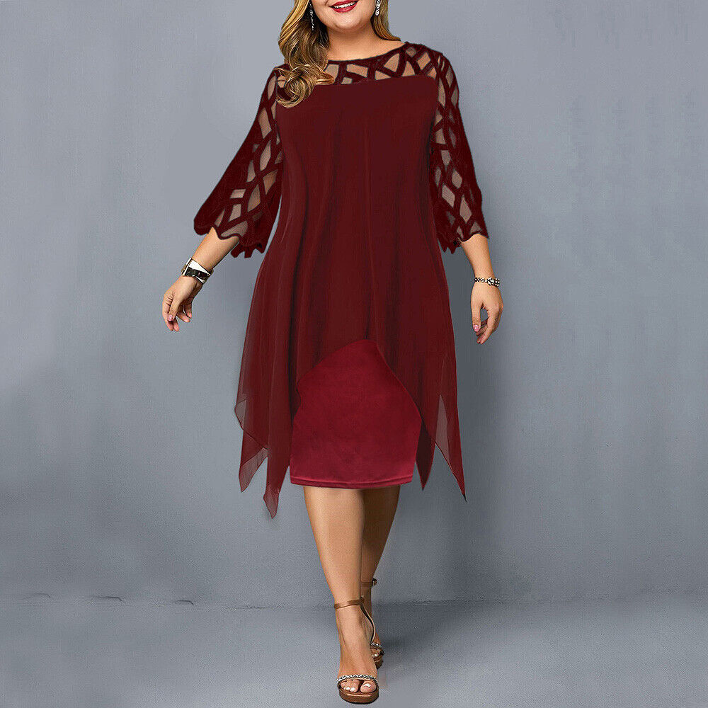 Pelira – Elegant Midi Dress in Plus Size