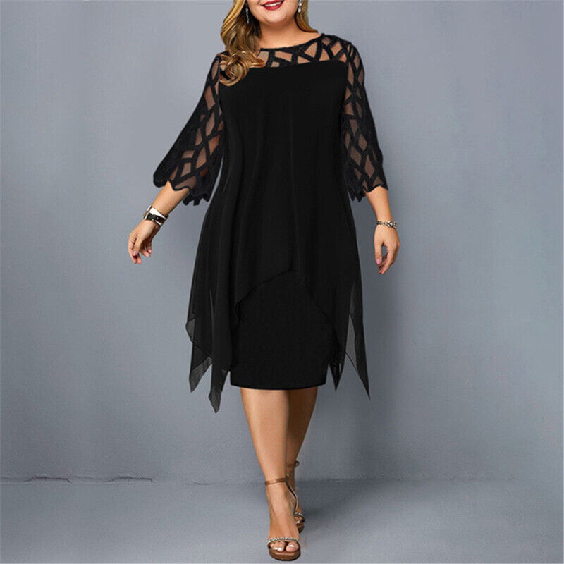 Pelira – Elegant Midi Dress in Plus Size