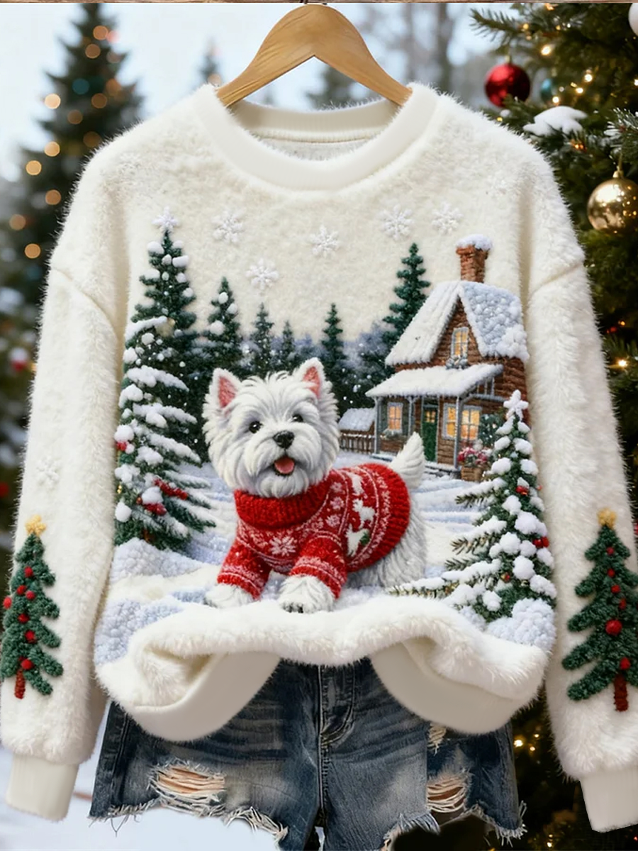 Frances - Christmas Dog Sweater