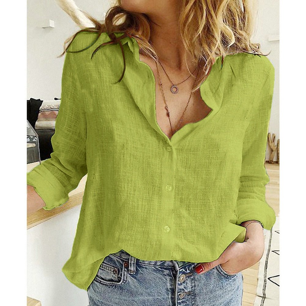Aveline – Linen Stylish Women’s Blouse