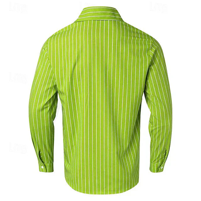 Zarevonix - Striped Button-Up Shirt