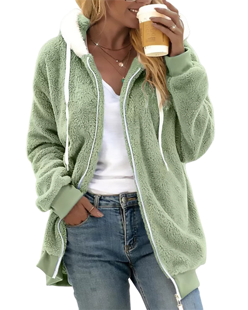 Donatella - Fleece Zip Hoodie