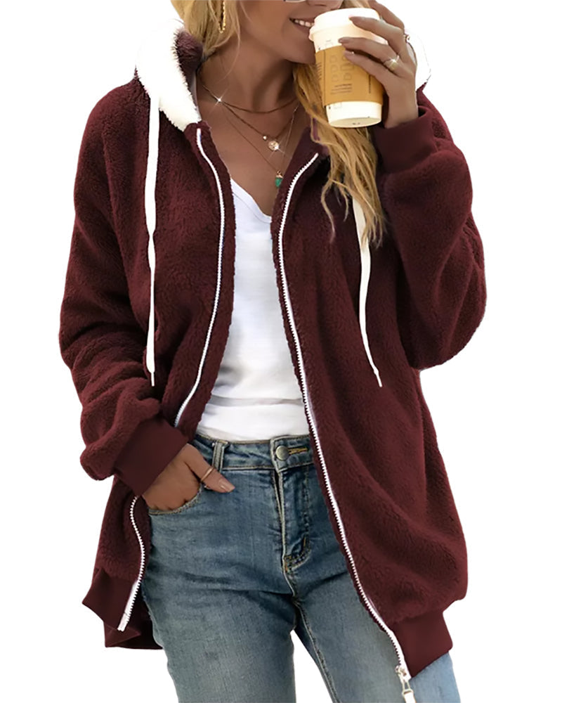 Donatella - Fleece Zip Hoodie