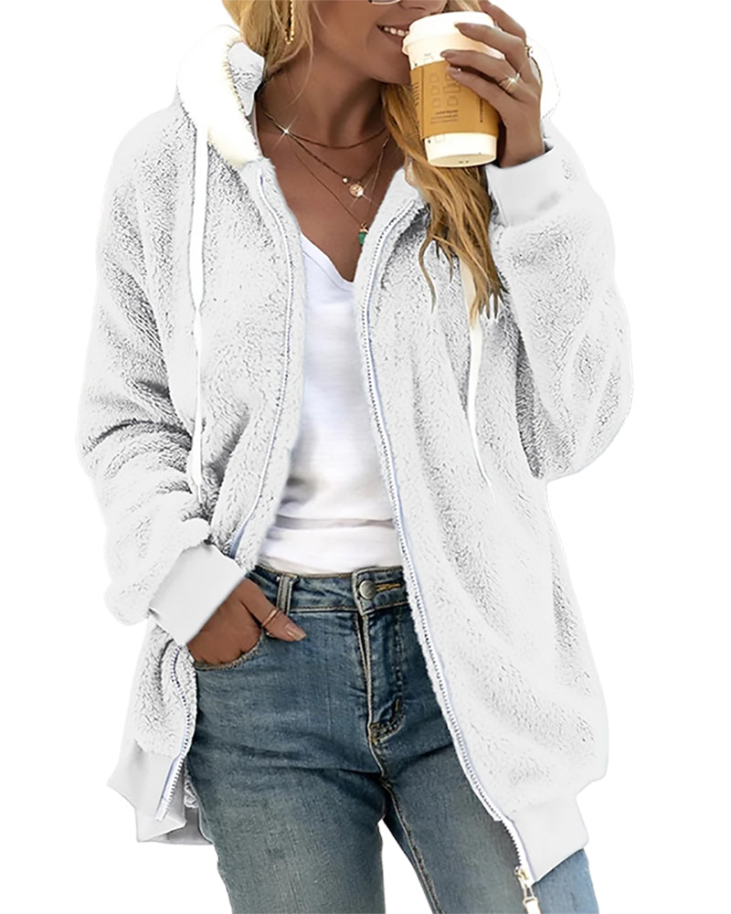 Donatella - Fleece Zip Hoodie