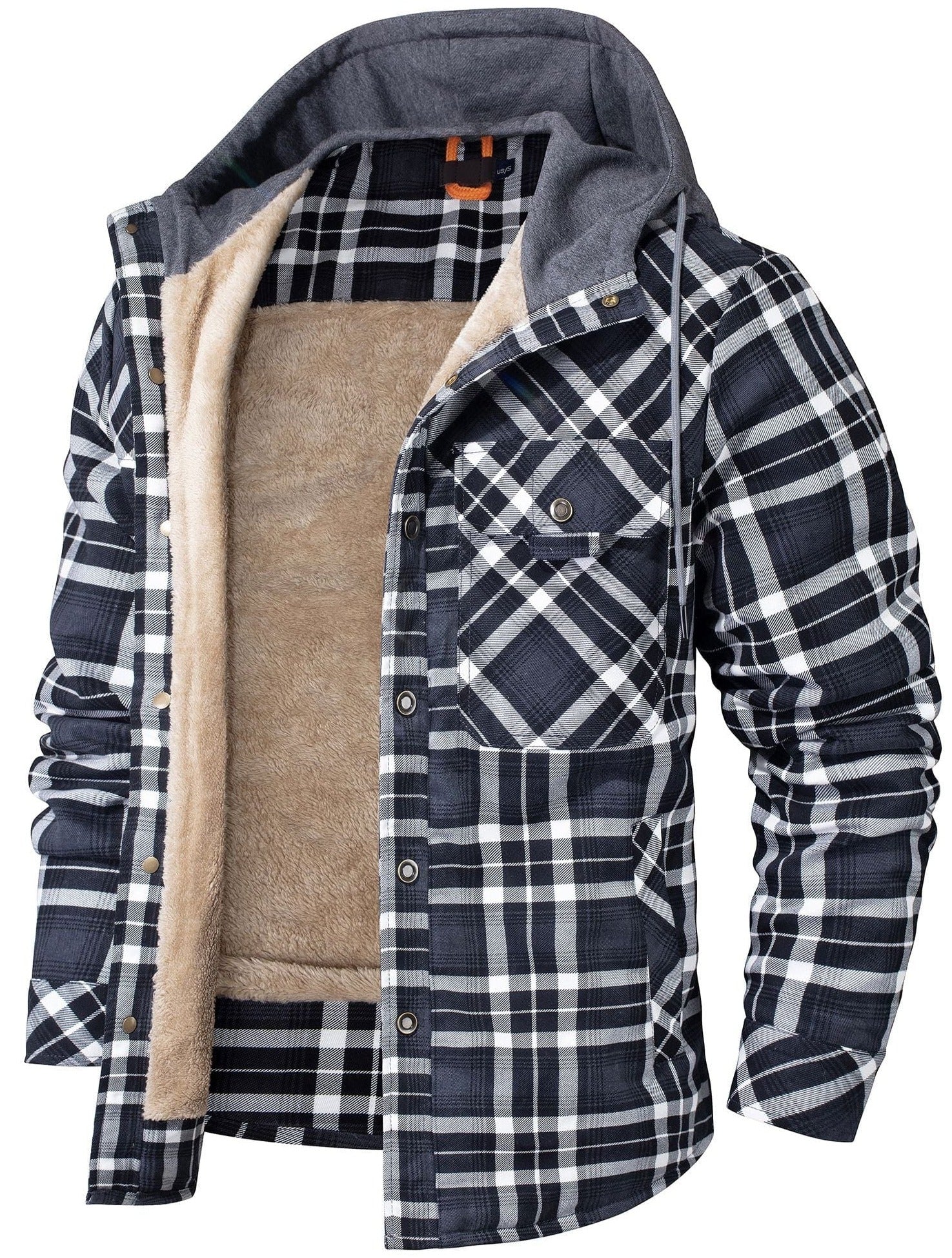 Soren - Plaid Hoodie Jacket