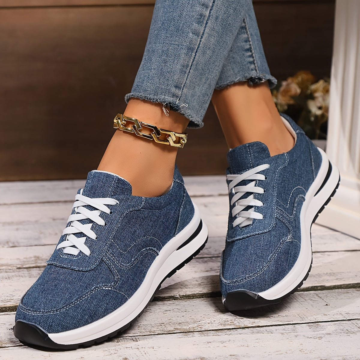 Gwyneira - Ortopædiske Plateausneakers