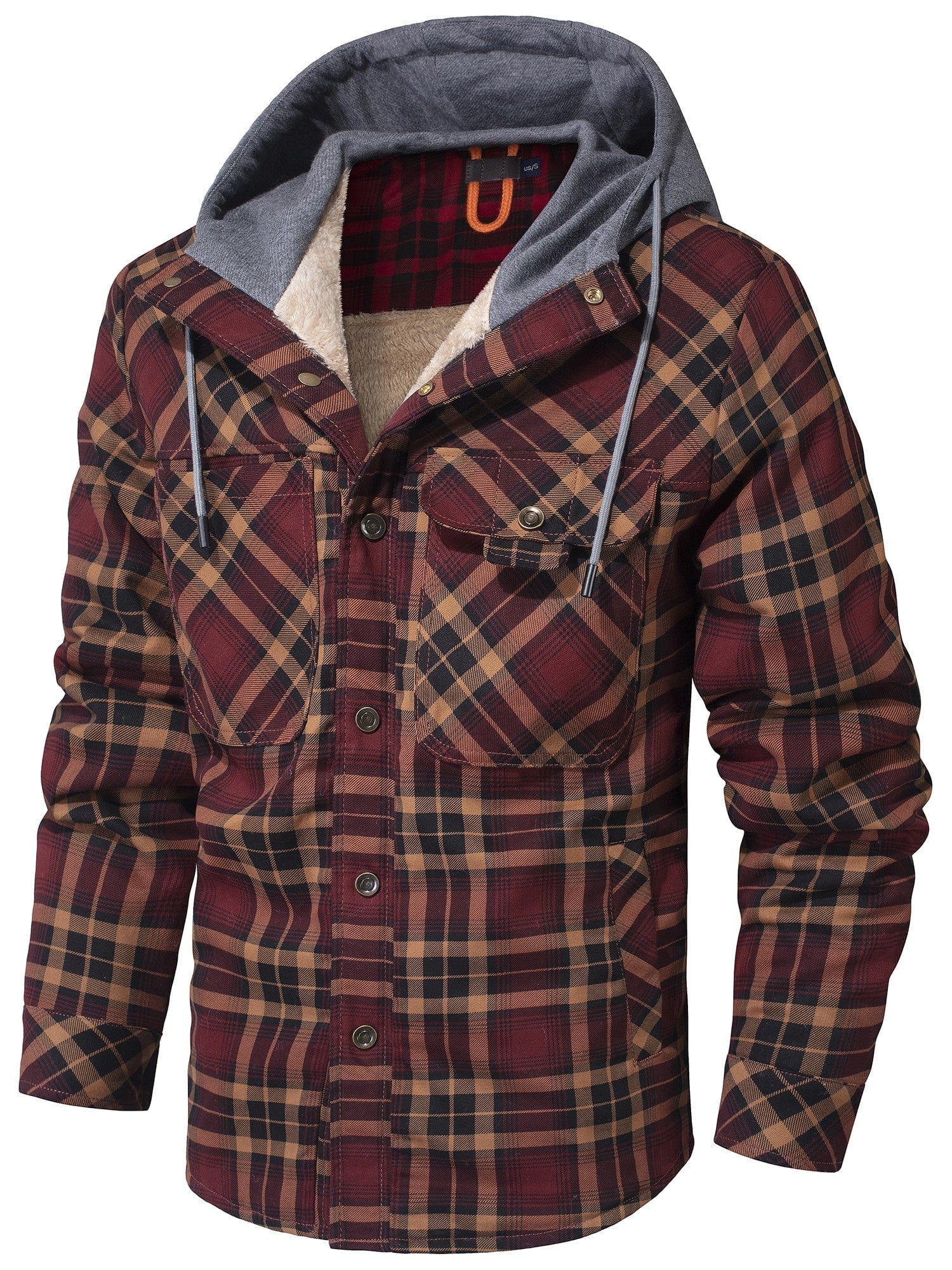 Soren - Plaid Hoodie Jacket