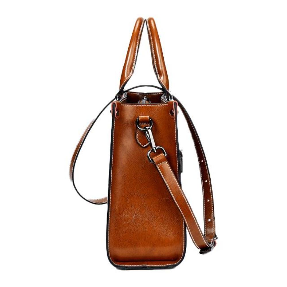 Nyzelle - Structured Leather Handbag