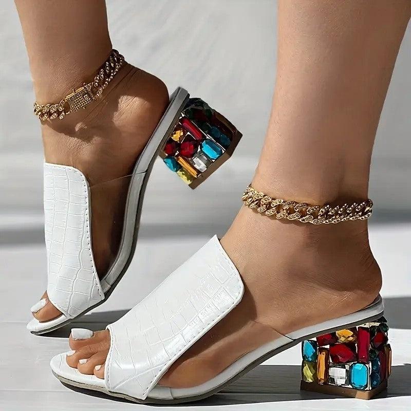 Fable - Crystal Block Heels