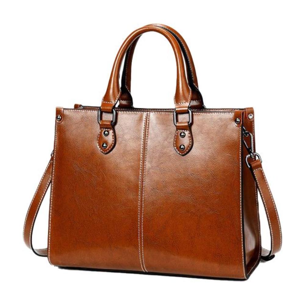 Nyzelle - Structured Leather Handbag