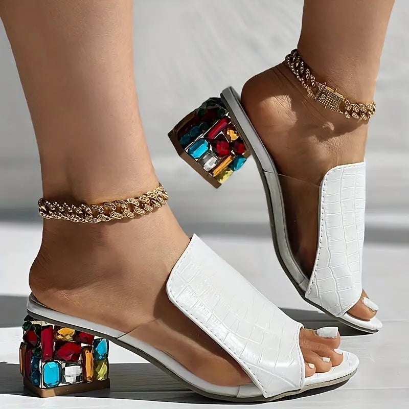 Fable - Crystal Block Heels