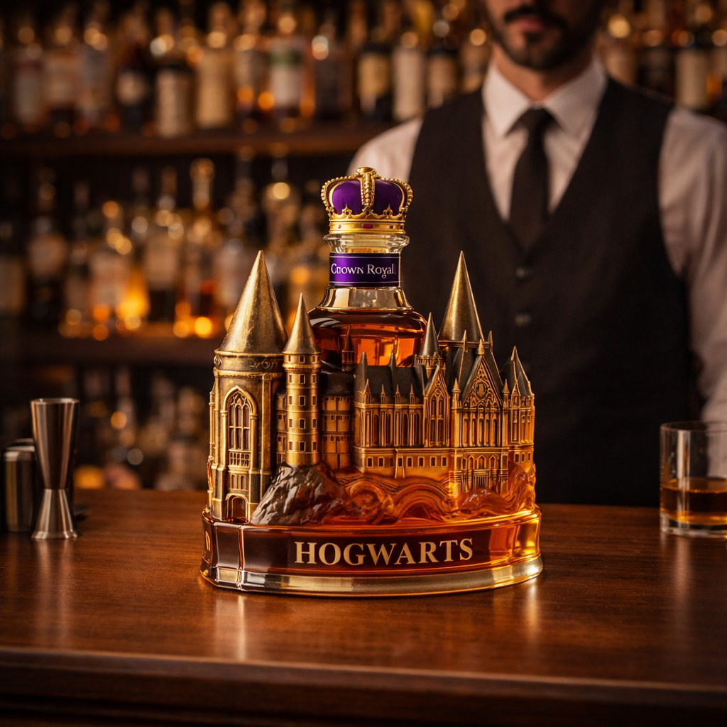 Whiskey Bottle – Magical Castle Edition