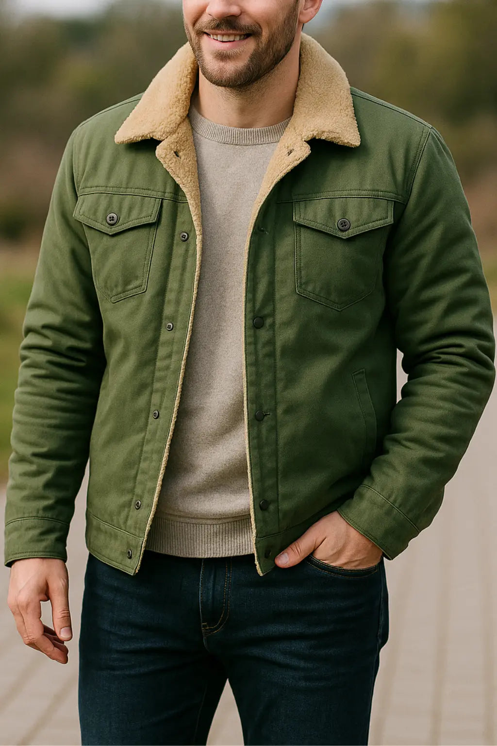 Belle & Cooper | Men's Winter Coat with Velvet Lining